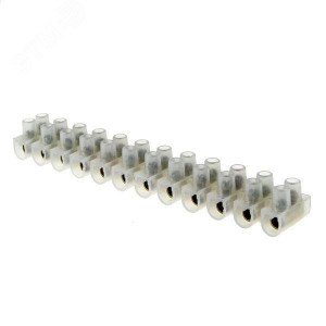 Колодка клеммная 6кв.мм 6А полистирол PROxima plc-KK-6-6