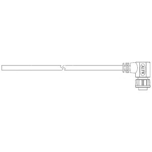 BB-02AFMM-LR7A05, Кабели для датчиков / Кабели для приводов STND CBL LOCK 2PIN F CONN M PIN