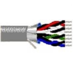 9504 060U500, Multi-Paired Cables 24AWG 4PR SHIELD 500ft BOX CHROME