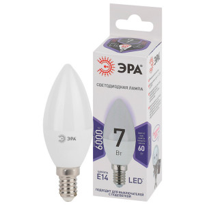 Лампочка светодиодная STD LED B35-7W-860-E14 E14 / Е14 7Вт свеча холодный дневной свет Б0031400