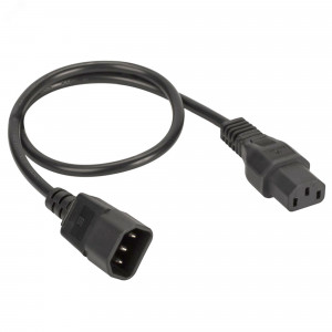 Кабель питания ДКС, IEC320 C13 - IEC320 C14, 0.5 м, сечение 3 х 1,5 мм R5CORD3405