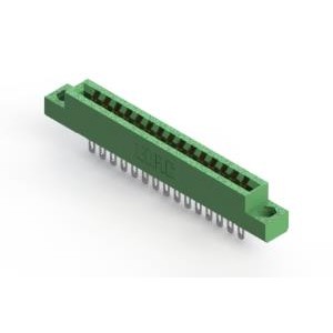 306-015-500-104, Стандартные краевые разъемы 15 POS .156" CL GRN