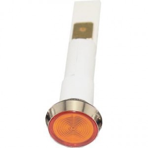 FL1P-10NJ-4-Y24V, Светодиодные панельные индикаторы LED YEL 10MM NUT 24VAC/DC