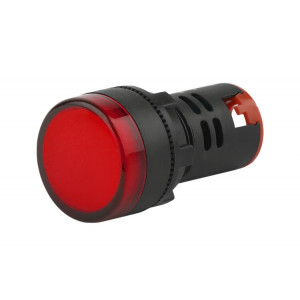 Лампа AD22DS(LED)матрица d22мм красный 24В AC/DC (10/1000/12000) Б0045607