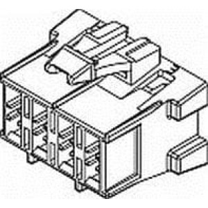 12129088, Автомобильные разъемы CON MP 280 8W FEM