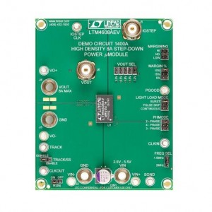 DC1400A, Средства разработки интегральных схем (ИС) управления питанием LTM4608AEV DEMO BOARD - 2.7Vinmin, 8A DC