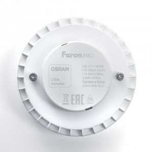 Лампа светодиодная LED 11вт GX53 белый таблетка Feron.PRO 38206