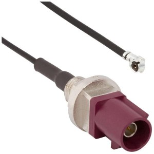 095-820-109-05D, Соединения РЧ-кабелей FKRA(M)-AMC(M)1.37MM 1.97 Str Blkhd Plug