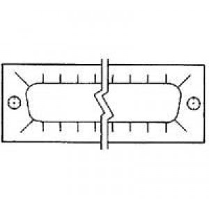 745777-4, Инструменты и аппаратное оборудование D-Sub  DSUB ACC: C EMI/RFI GASKET