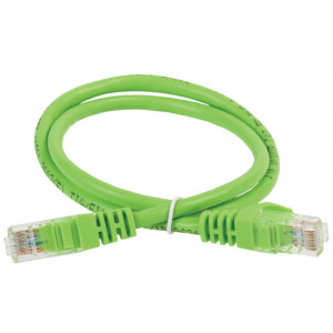 Коммутационный шнур (патч-корд), кат.5Е UTP, 1,5м, зеленый PC02-C5EU-1M5