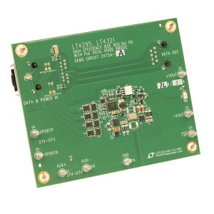 DC2475A-A, Средства разработки интерфейсов LT4295/LT4321 Demo Board - PoE++ (40W, 1