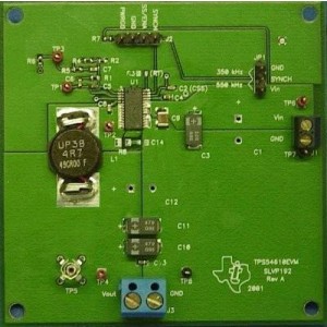 TPS54610EVM-192, Средства разработки интегральных схем (ИС) управления питанием 6-A 3-6 Vin DC/DC Conv