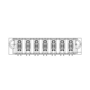 2314577-1, Электропитание платы 6U, P0, RA Header 7 HPC, 0 LPC, 0 SC