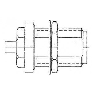 SF6545-6027, РЧ соединители / Коаксиальные соединители Type N Straight Jack Solder