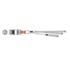 P30627-M3, Specialized Cables 1000V Cbl, 4 Pwr (18AWG) 3m length