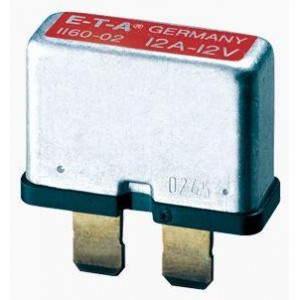 1160-02-20A, Автоматические выключатели Thermal automotive circuit breaker  with automatic reset function