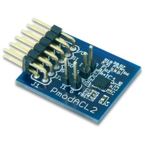 410-255, Инструменты разработки датчика ускорения PmodACL2 - 3-Axis MEMS Accelerometer