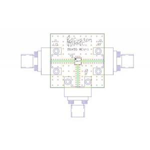 CMD180C3-EVB, Радиочастотные средства разработки EVB 18 - 32 GHz Double Balanced Mixer