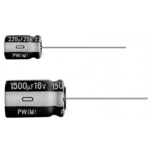 UPW1V222MHD6TN, Оксидно-электролитические алюминиевые конденсаторы - С радиальными выводами 2200uF 35 Volts 20%