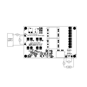 DC607A, Средства разработки интегральных схем (ИС) управления питанием LTC3722-1 Demo Board - 36-72V In and 12V