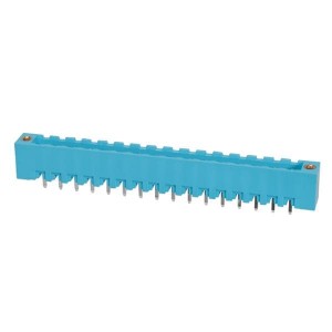 TBP01R2W-508-16BE, Съемные клеммные колодки Terminal block, pluggable, w screw lock, 5.08, receptical, 16 pole, blue