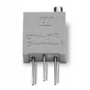 66WR10KLF, Подстроечные резисторы - сквозное отверстие 9.53MM 3/8