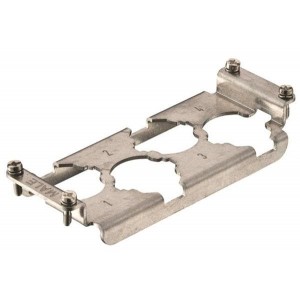 09110009926, Сверхмощные разъемы питания HAN HC250 MOUNTING FRAME, 4POLE, FEMALE