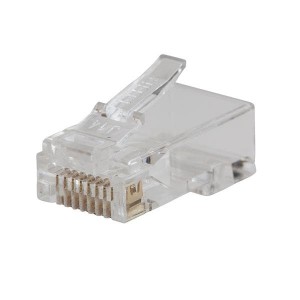 VDV826-762, Модульные соединители / соединители Ethernet Pass-Thru Modular Data Plugs, CAT5e, 200-Pack