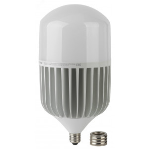 Лампа светодиодная высокомощная STD LED POWER T160-100W-4000-E27/E40 100Вт T160 колокол 4000К нейтр. бел. E27/E40 (переходник в компл.) 8000лм Б0032089