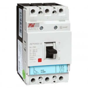 Выключатель автоматический 3п 16А 35кА AV POWER-1/3 TR AVERES mccb-13-16-TR-av