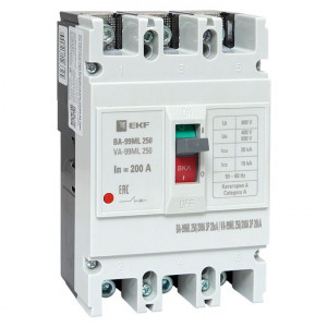 EKF Basic Автоматический выключатель ВА-99МL 250/200А 3P 20кА