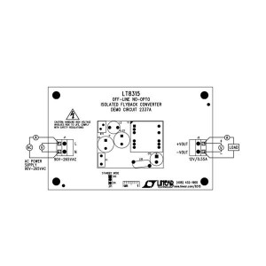 DC2337A, Средства разработки интегральных схем (ИС) управления питанием LT8315EFE Isolated Demo Board - 90VAC ?