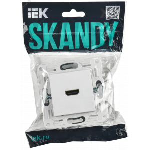 SKANDY Розетка HDMI SK-H01W арктический белый IEK SK-H10-K01