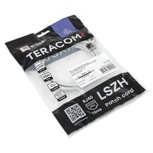 Патч-корд кат.6 UTP экранир. LSZH сер. 2.0м TERACOM PRO TRP-6UTP-LSH-2M-GY