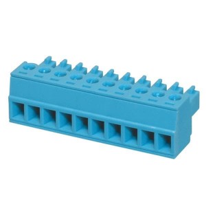 TBP02P1-381-10BE, Съемные клеммные колодки Terminal block, pluggable, 3.81, plug, 10 pole, slotted screw, blue