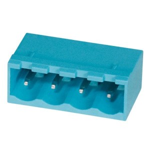 TBP01R1-508-04BE, Съемные клеммные колодки Terminal block, pluggable, 5.08, receptical, 4 pole, blue