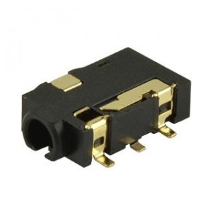 SJ2-25313B-SMT-TR, Телефонные разъемы 2.5mm gold terminal 3conductr Tip switch