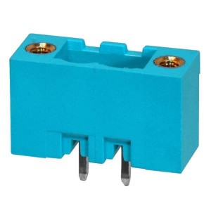 TBP01R2W-508-02BE, Съемные клеммные колодки Terminal block, pluggable, w screw lock, 5.08, receptical, 2 pole, blue