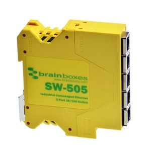 SW-505, Модули сети Ethernet  Ind Ethernet 5 Port Unmanaged Switch