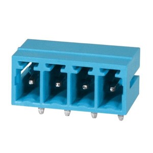 TBP02R1-381-04BE, Съемные клеммные колодки Terminal block, pluggable, 3.81, receptical, 4 pole, blue