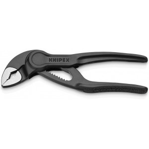 Переставные клещи Cobra KN-8700100BK, KNIPEX Cobra® XS, зев 28 мм, длина 100 мм, фосфатированные