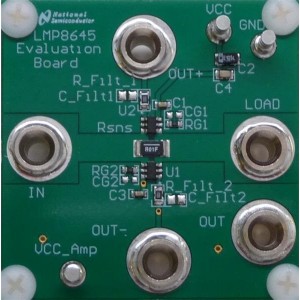 LMP8645MKEVAL/NOPB, Средства разработки интегральных схем (ИС) усилителей LMP8645MKEVAL BOARD