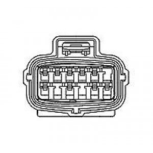 184455-1, Автомобильные разъемы ASSY SSC 2X6 PLUG C3 KEY A 1-9-11 BLKD