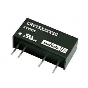 CRV1D1212SC, Преобразователи постоянного тока в постоянный с изоляцией 1W 12Vin 12Vout 42mA SIP Dual Out