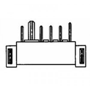 1827654-2, Электропитание платы 2mm pitch Battery Plug Assy. 7P. H=4.0