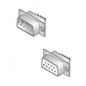 G17S0900110EU, Стандартные соединители D-Sub  9S RECPT SOLDER CUP FIXED PRECISION