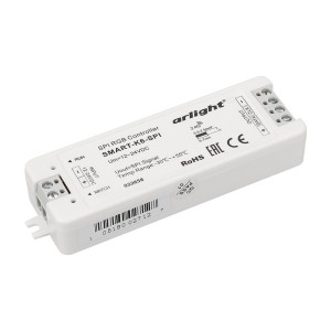 Контроллер SMART-K6-SPI (12-24V, 2.4G) (Arlight, IP20 Пластик, 5 лет)