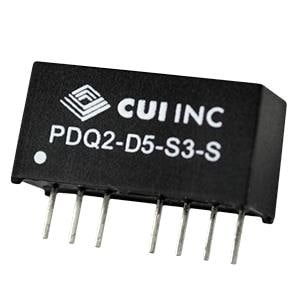 PDQ2-D24-S3-S, Преобразователи постоянного тока в постоянный с изоляцией 18-36Vin 3.3Vout 500mA 1.65W Iso SIP8