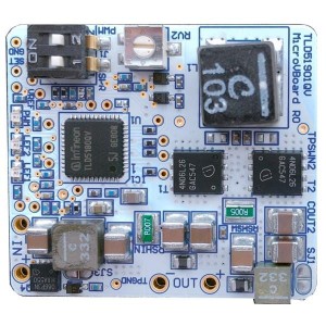 TLD5190VOLTDEMOTOBO1, Средства разработки схем светодиодного освещения  H-Bridge mini voltage regulator demoboard (w/o SPI)