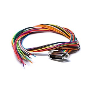 MWDM2L-25S-6K7-18M, Соединители D-Sub Micro-D MICRO D PREWIRED CON 25CNT SKT #26AWG